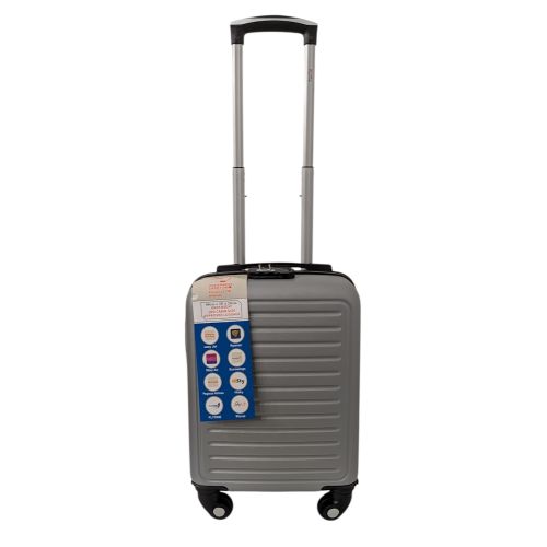 Чемодан Easy Move 004 мини XS ABS-пластик 40×30×20 см Серебряный