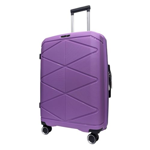 Чемодан большой L Madisson Snowball 51304 полипропилен Сиреневый