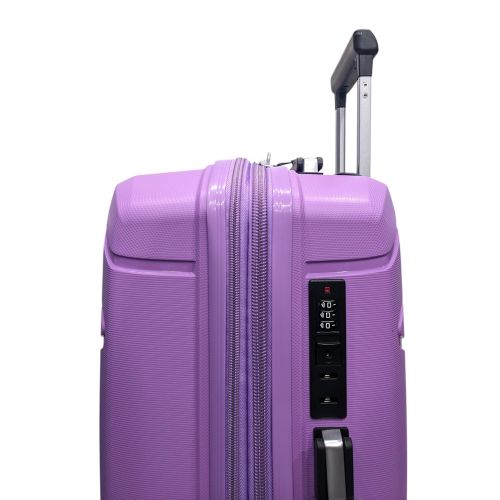 Чемодан большой L Madisson Snowball 51304 полипропилен Сиреневый