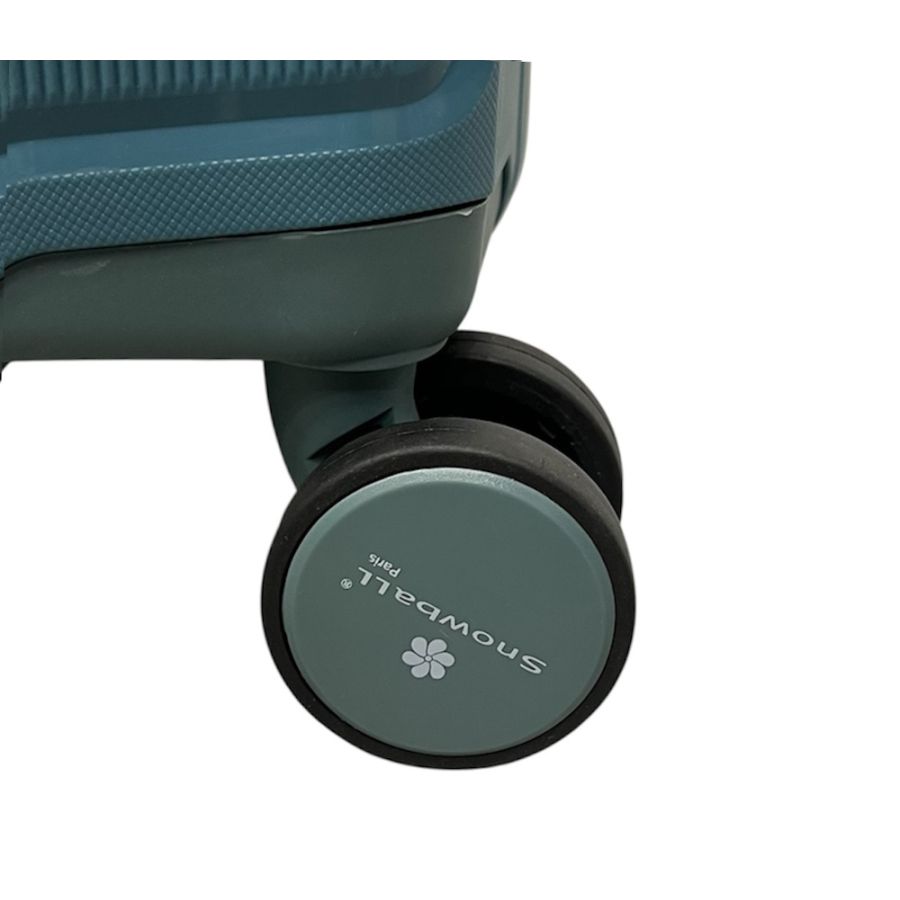 Чемодан маленький Snowball 37103 S полипропилен 55×38×21 см Тёмно-Зелёный