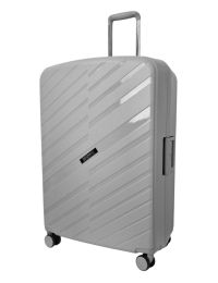 Чемодан большой Airtex 229 полипропилен 78×53×30 см Серебряный