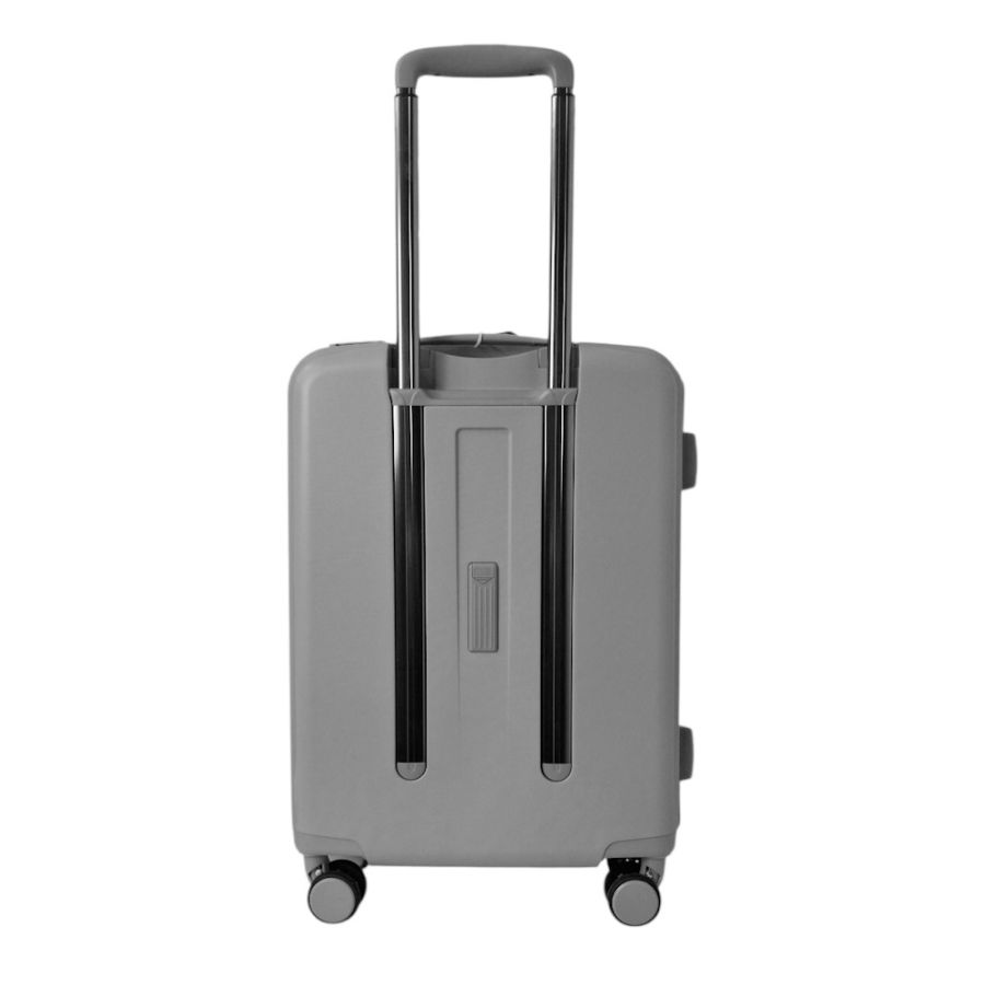 Чемодан маленький Airtex 229 полипропилен 54×38×20 см Серебряный