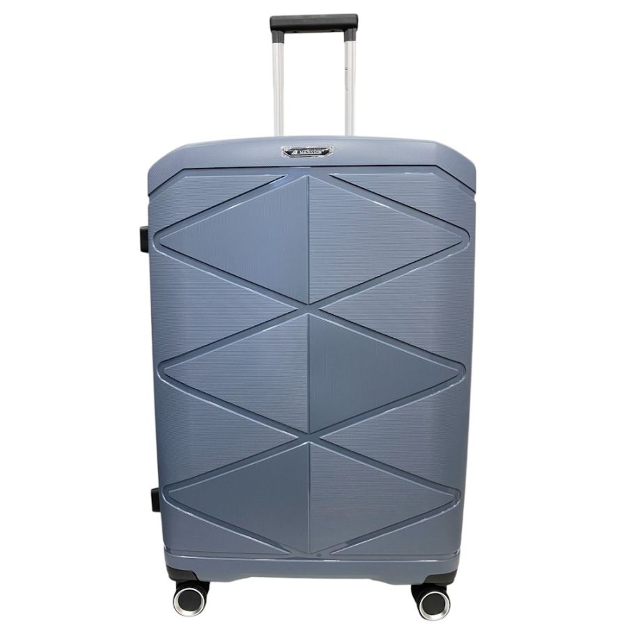 Чемодан большой Madisson Snowball 51304 полипропилен 75х50х30 см 105+17 л Серый