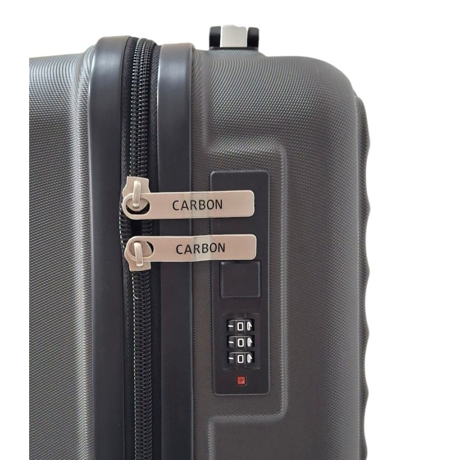 Чемодан Carbon 66101 маленький для ручной клади мини XS 40x30x20 см ABS-пластик Серый