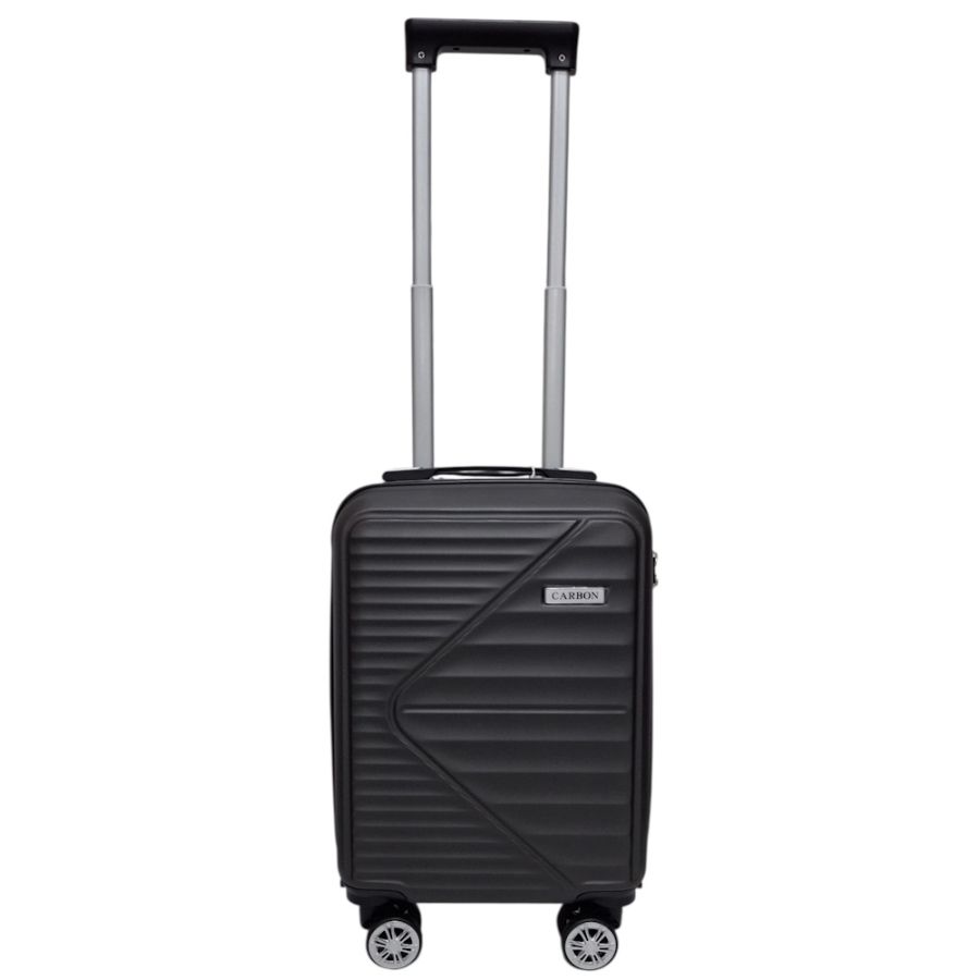 Чемодан Carbon 66101 маленький для ручной клади мини XS 40x30x20 см ABS-пластик Серый