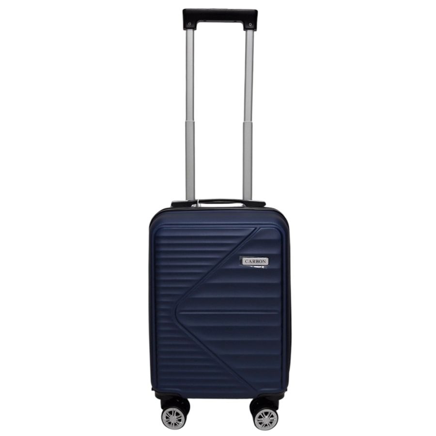 Чемодан Carbon 66101 маленький для ручной клади мини XS 40x30x20 см ABS-пластик Темно-синий