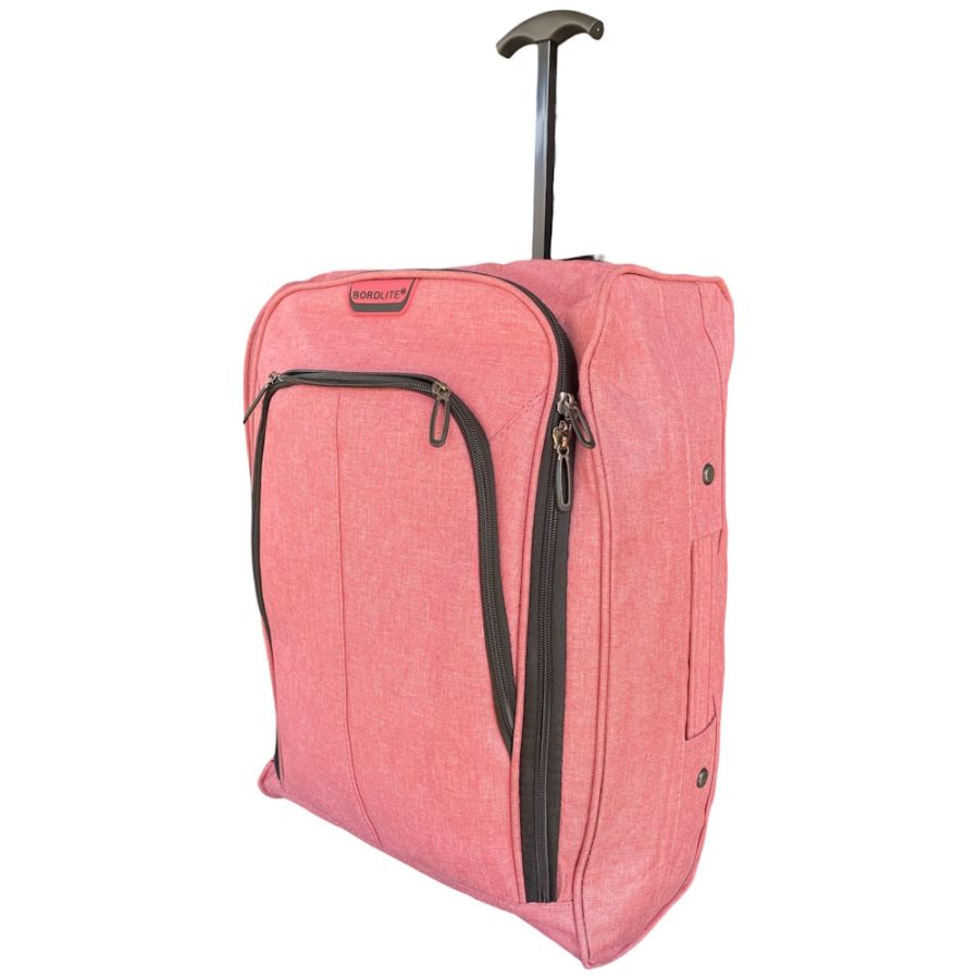 Чемодан Bordlite JBTB 54 50x35x20 см полиэстер Розовый
