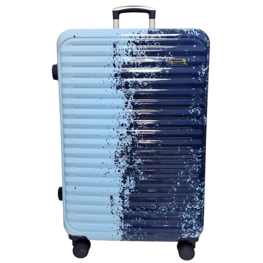 Чемодан большой Madisson Snowball 65203 L 76x49x30 см поликарбонат Сине-голубой