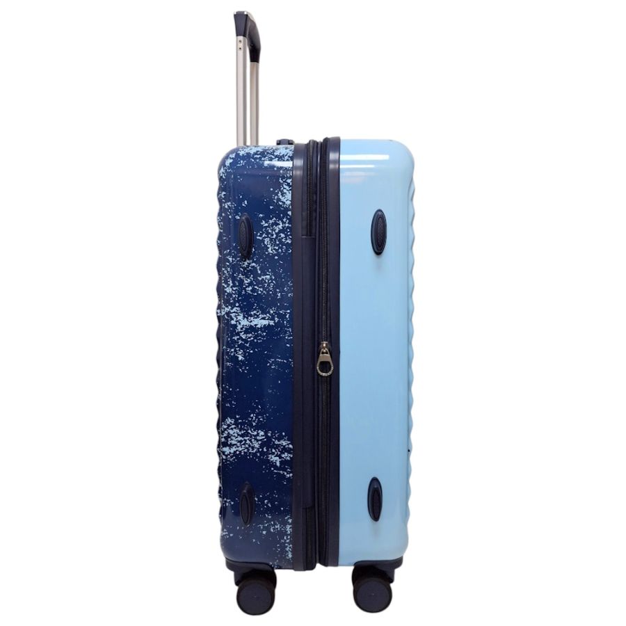 Чемодан средний Madisson Snowball 65203 M 66x43x27 см поликарбонат Сине-голубой