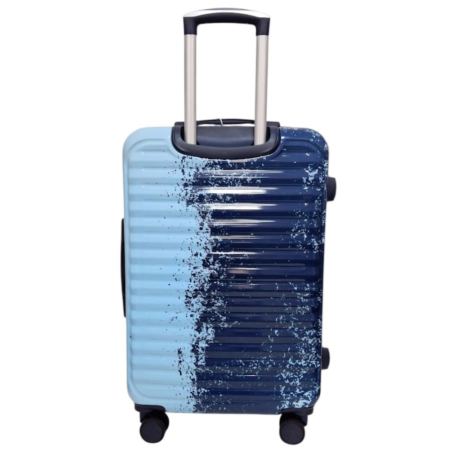 Чемодан средний Madisson Snowball 65203 M 66x43x27 см поликарбонат Сине-голубой