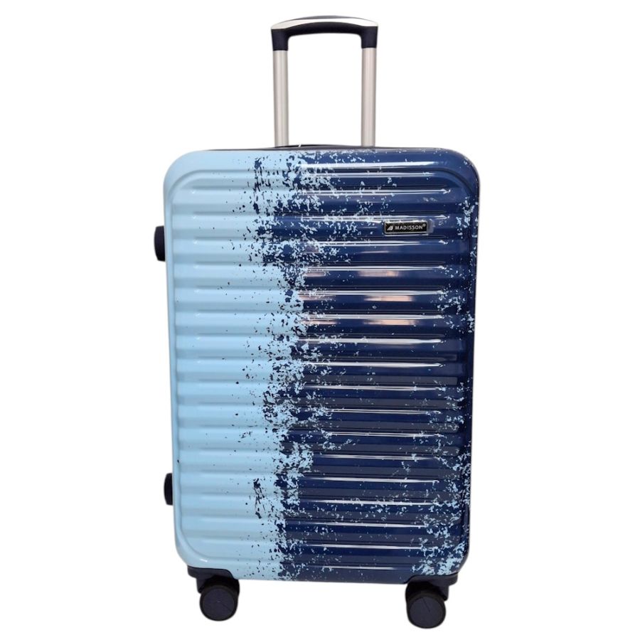 Чемодан средний Madisson Snowball 65203 M 66x43x27 см поликарбонат Сине-голубой