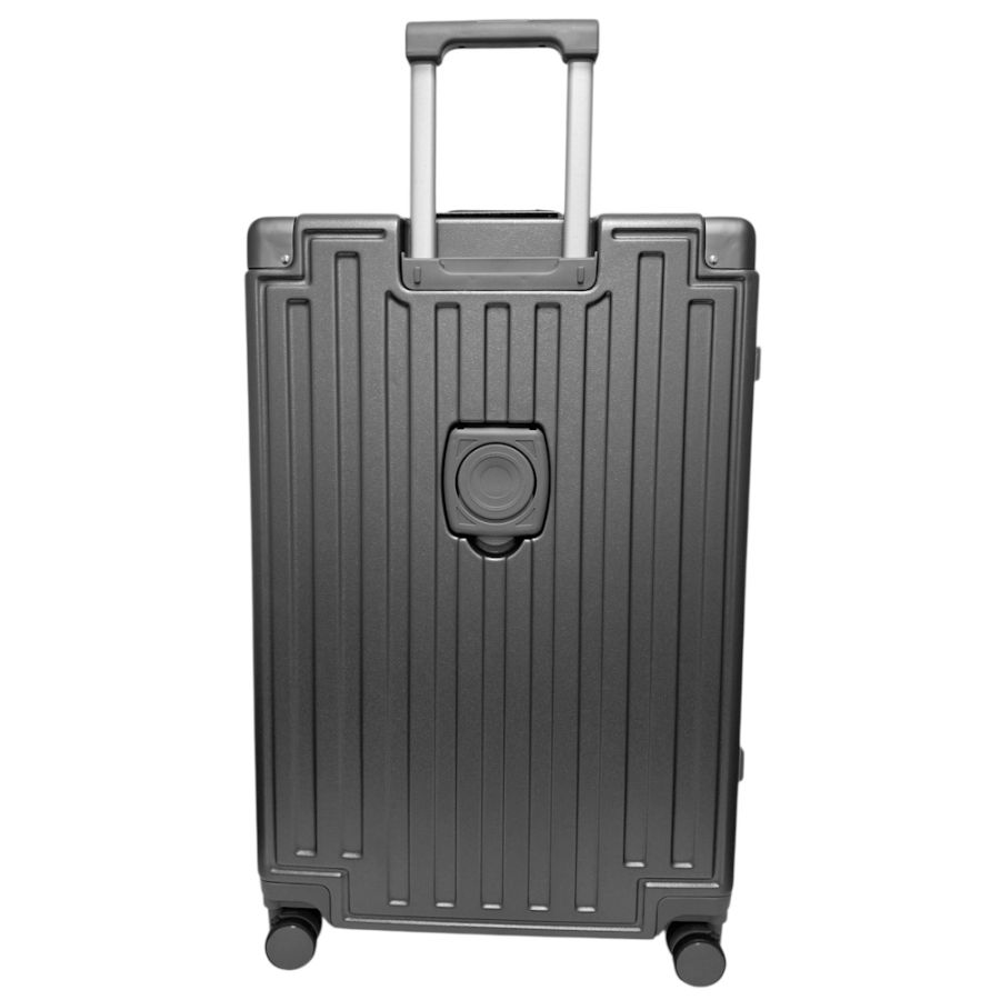 Чемодан большой L Madisson Snowball 66503 L 74x49x31 см 100% поликарбонат на защелках Серый