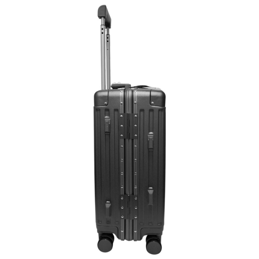 Чемодан маленький для ручной клади S Madisson Snowball 66503 S 53x37x22 см 100% поликарбонат Серый