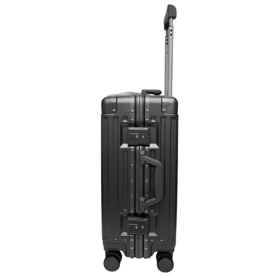 Чемодан маленький для ручной клади S Madisson Snowball 66503 S 53x37x22 см 100% поликарбонат Серый