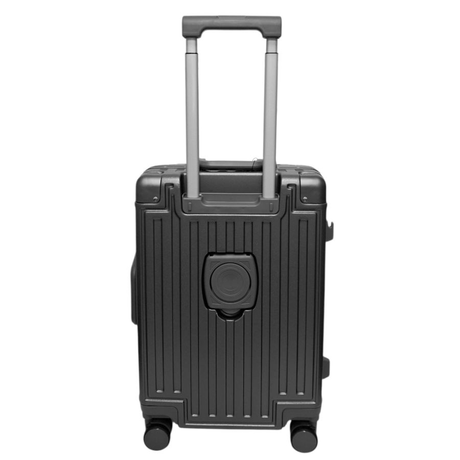 Чемодан маленький для ручной клади S Madisson Snowball 66503 S 53x37x22 см 100% поликарбонат Серый