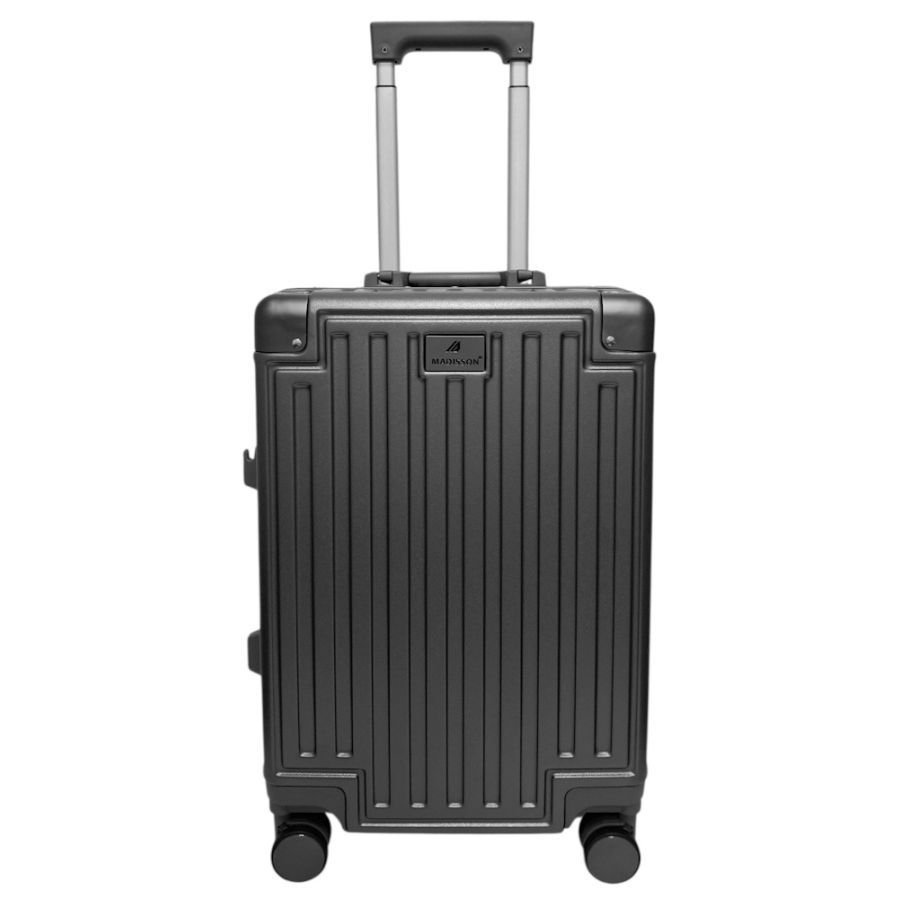 Чемодан маленький для ручной клади S Madisson Snowball 66503 S 53x37x22 см 100% поликарбонат Серый