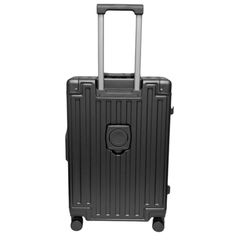Чемодан средний M Madisson Snowball 66503 M 64x43x26 см 100% поликарбонат на защелках Серый