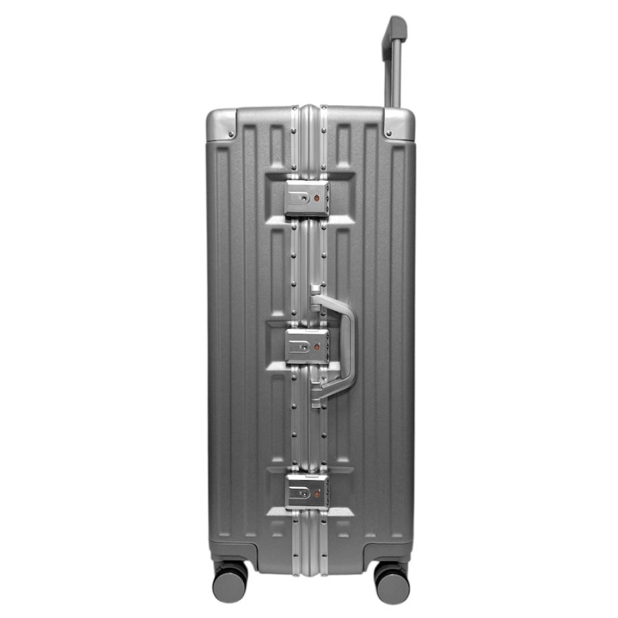 Чемодан большой L Madisson Snowball 66503 L 74x49x31 см 100% поликарбонат на защелках Серебряный