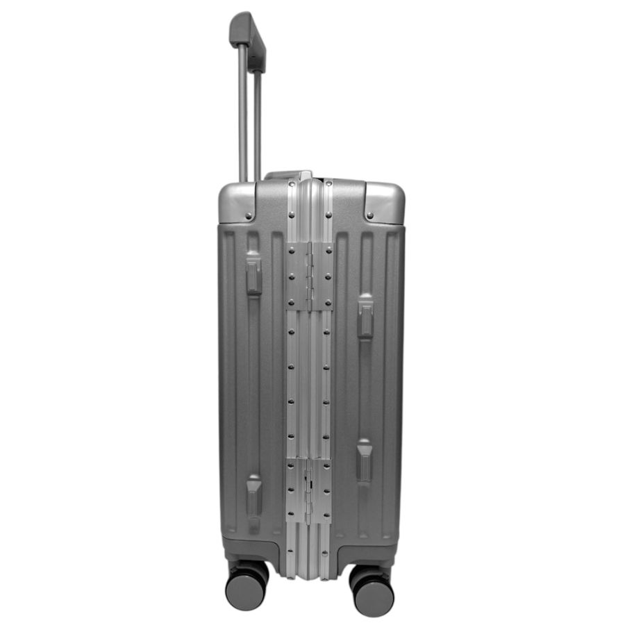 Чемодан маленький для ручной клади S Madisson Snowball 66503 S 53x37x22 см 100% поликарбонат Серебряный