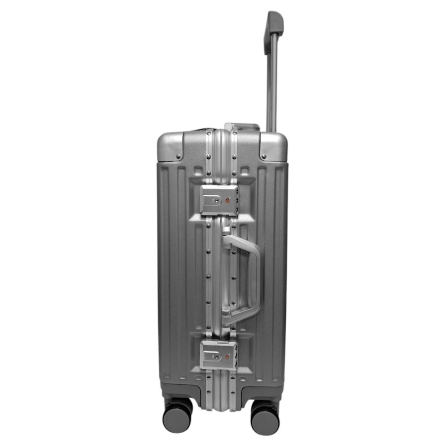 Чемодан маленький для ручной клади S Madisson Snowball 66503 S 53x37x22 см 100% поликарбонат Серебряный