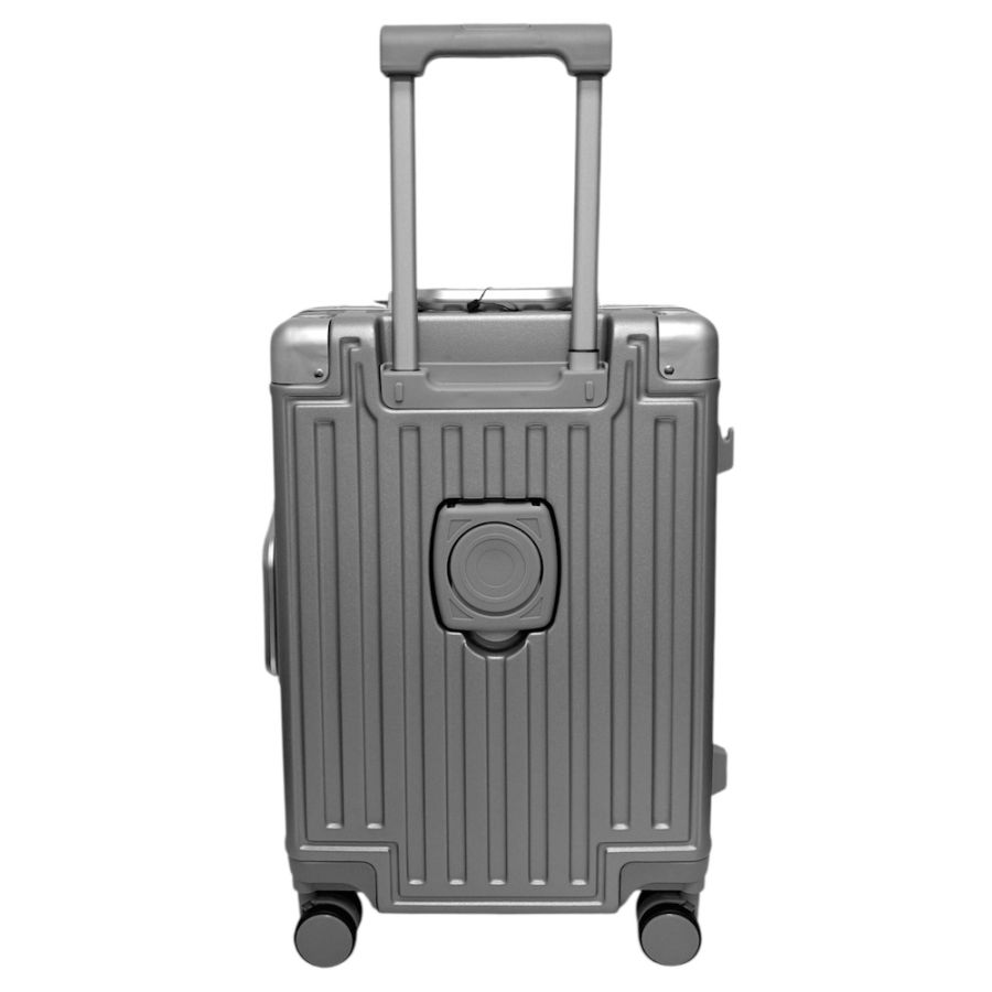 Чемодан маленький для ручной клади S Madisson Snowball 66503 S 53x37x22 см 100% поликарбонат Серебряный