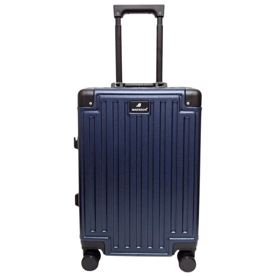 Чемодан маленький для ручной клади S Madisson Snowball 66503 S 53x37x22 см 100% поликарбонат Темно-синий
