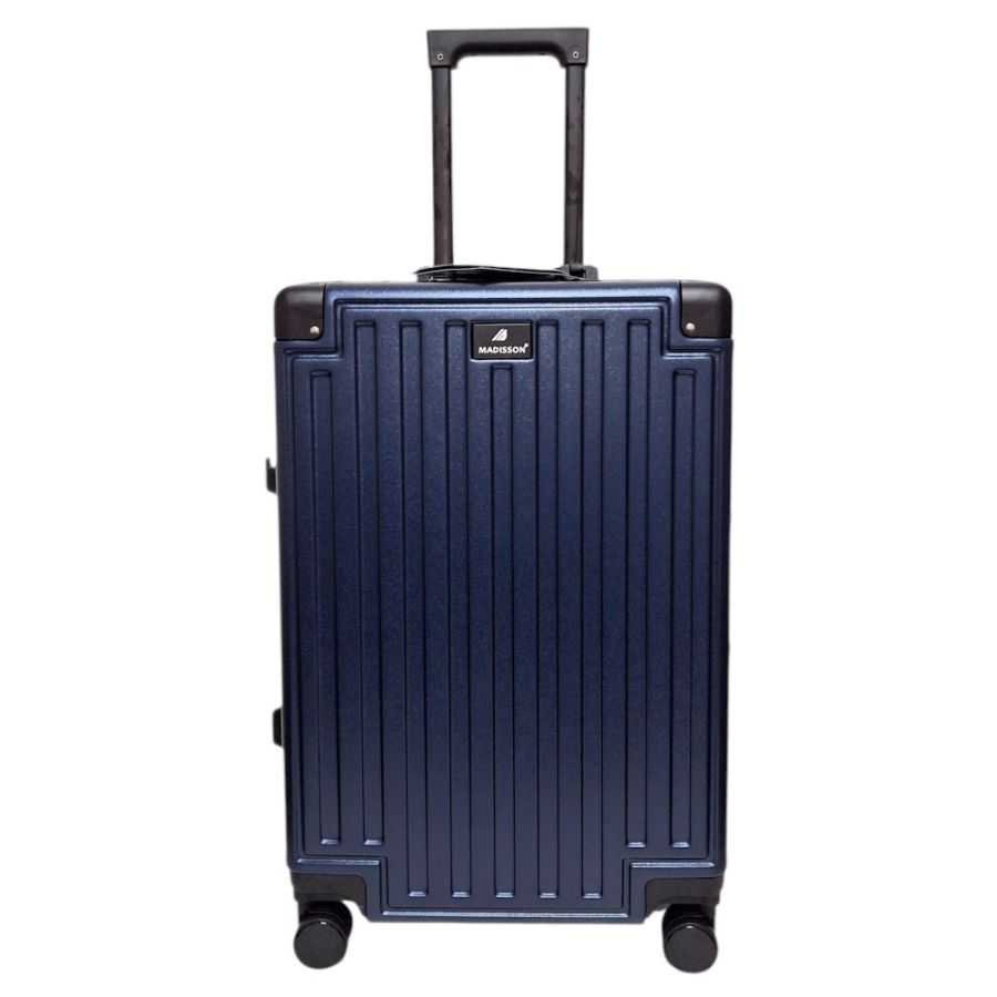 Чемодан средний M Madisson Snowball 66503 M 64x43x26 см 100% поликарбонат на защелках Темно-синий