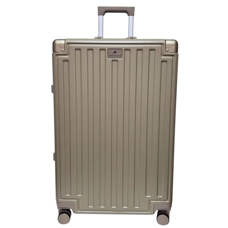 Чемодан большой L Madisson Snowball 66503 L 74x49x31 см 100% поликарбонат на защелках Шампань