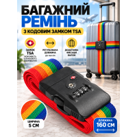 Багажный ремень TL1010 с кодовым замком TSA 160×5 см Разноцветный
