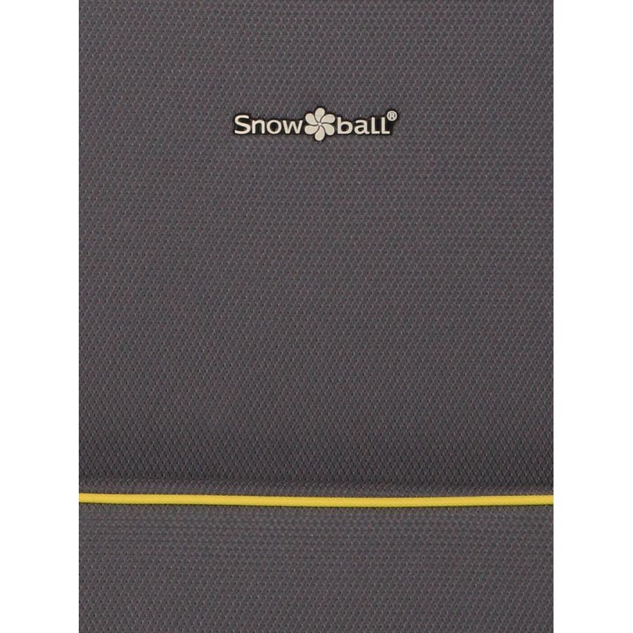 Чемодан большой L тканевый Snowball 22204 80×46×28см 99+18см Серый