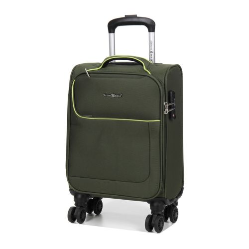 Чемодан мини XS тканевый Snowball 22204 46×33×18см 28+7см Хаки