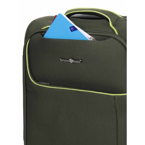 Чемодан мини XS тканевый Snowball 22204 46×33×18см 28+7см Хаки