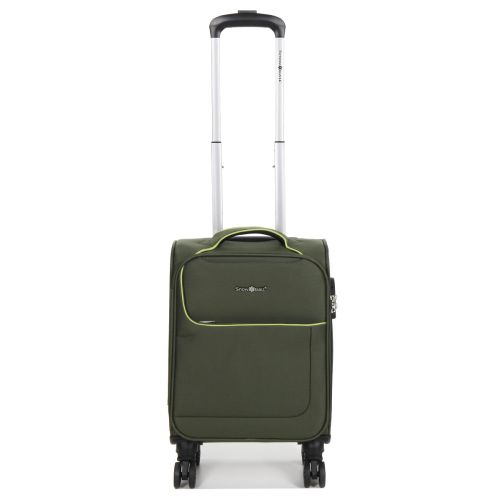 Чемодан мини XS тканевый Snowball 22204 46×33×18см 28+7см Хаки