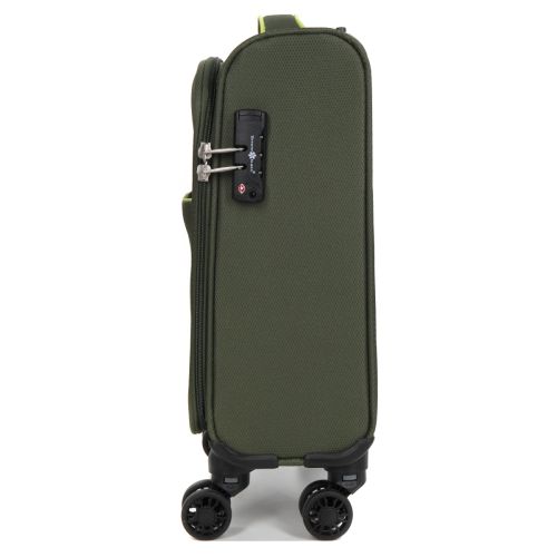 Чемодан мини XS тканевый Snowball 22204 46×33×18см 28+7см Хаки