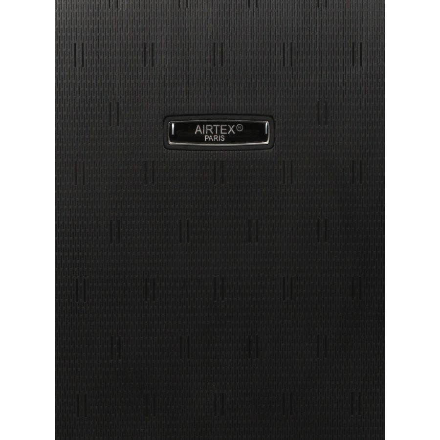 Чемодан маленький S  полипропилен  Airtex 645 33л  55×38×23 см Черный