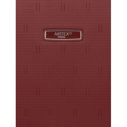 Чемодан маленький S  полипропилен  Airtex 645 33л  55×38×23 см Красный