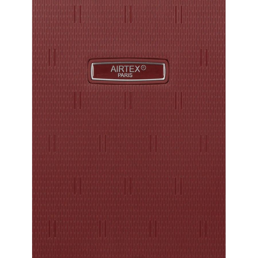 Чемодан маленький S  полипропилен  Airtex 645 33л  55×38×23 см Красный