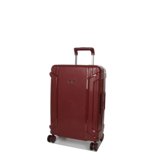 Чемодан маленький S  полипропилен  Airtex 645 33л  55×38×23 см Красный