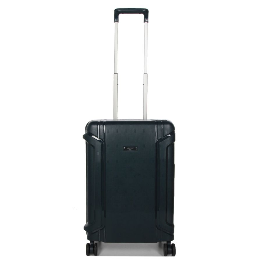 Чемодан маленький S  полипропилен  Airtex 645 33л  55×38×23 см Темно-зеленый