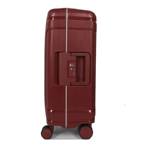 Чемодан маленький S  полипропилен  Airtex 645 33л  55×38×23 см Красный