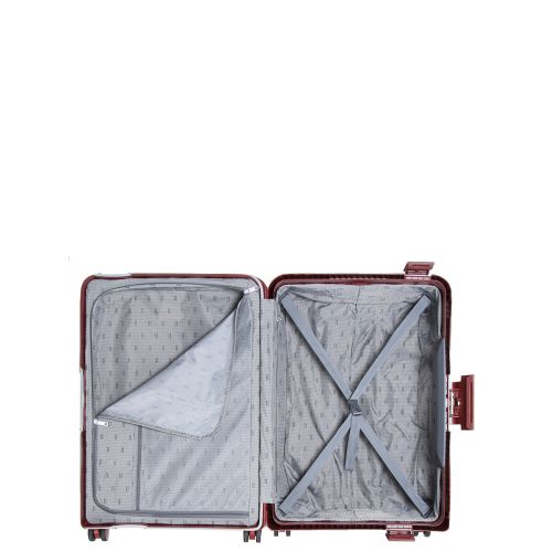 Чемодан средний M  полипропилен  Airtex 645 76л  68×47×28 см Красный