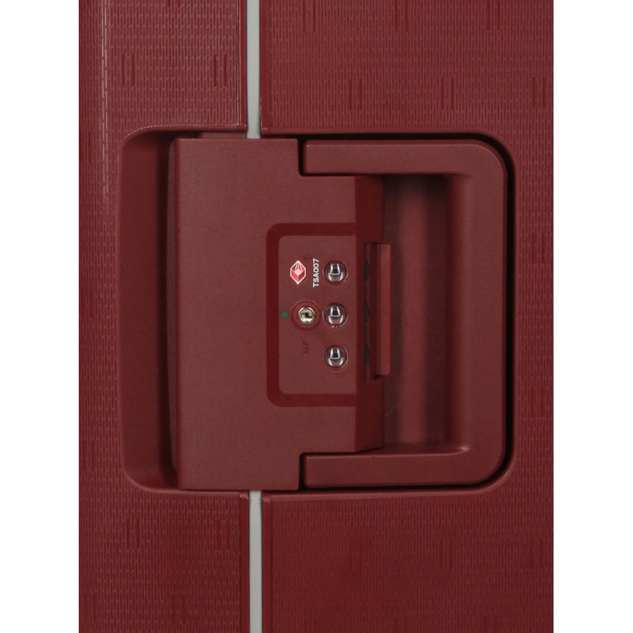 Чемодан средний M  полипропилен  Airtex 645 76л  68×47×28 см Красный