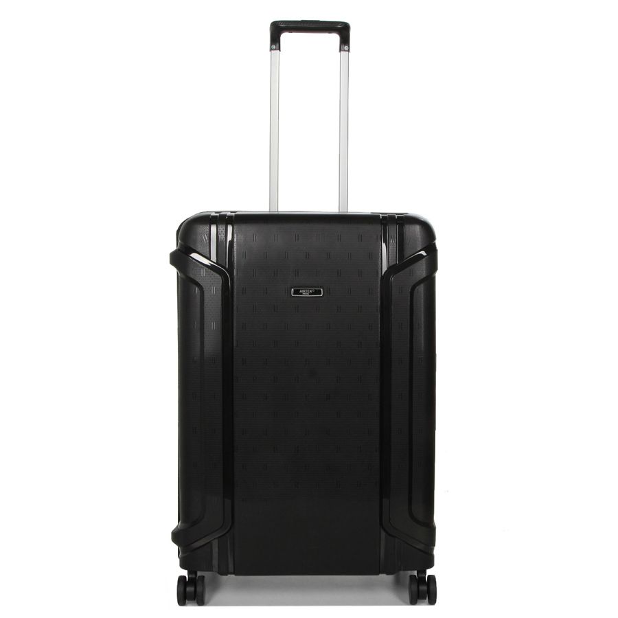 Чемодан средний M  полипропилен  Airtex 645 76л  68×47×28 см Черный
