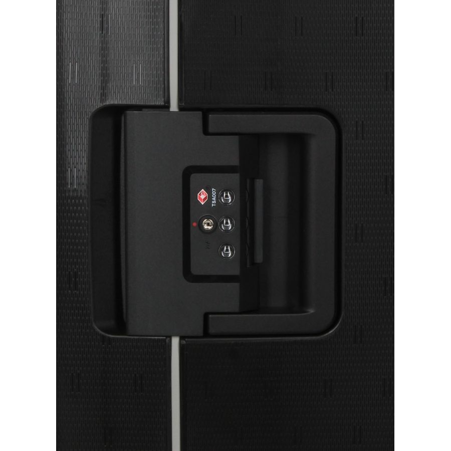Чемодан большой L  полипропилен  Airtex 645 101л 78×54×33,5 см Черный