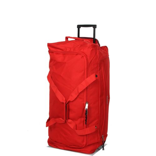 Дорожная сумка на колесах Средняя (M) Madisson Snowball 21072 72х34х32см 78л Красная