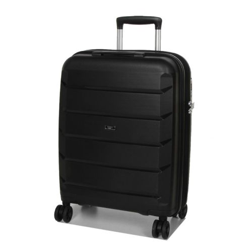 Чемодан маленький S полипропилен Airtex 646 45л 55×40×20см  Черный