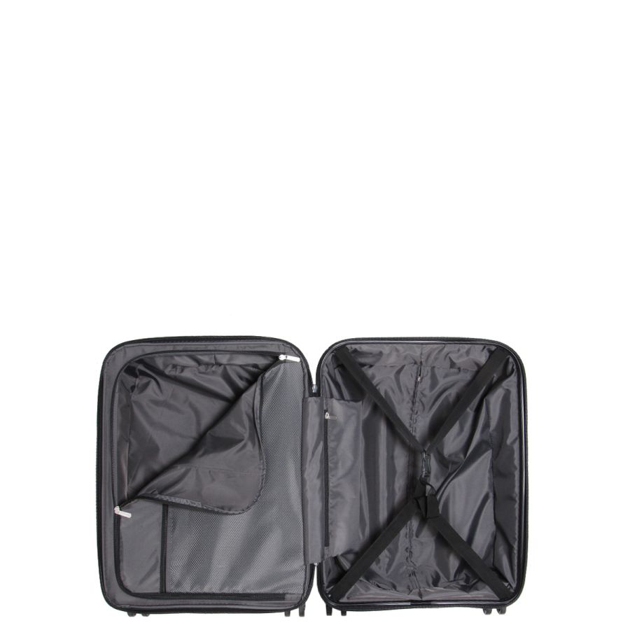 Чемодан маленький S полипропилен Airtex 646 45л 55×40×20см  Черный