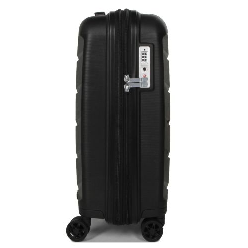 Чемодан маленький S полипропилен Airtex 646 45л 55×40×20см  Черный