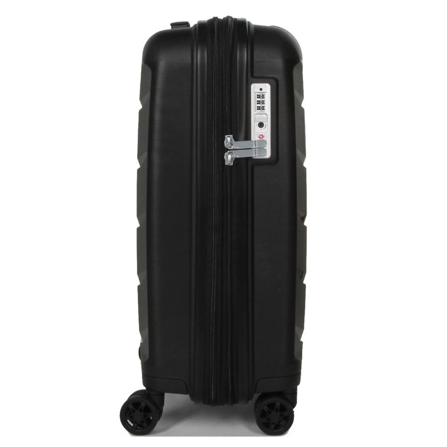 Чемодан маленький S полипропилен Airtex 646 45л 55×40×20см  Черный