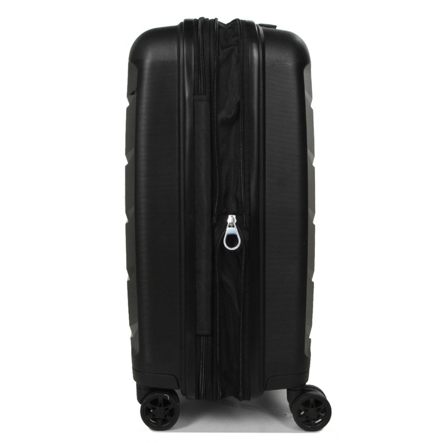 Чемодан маленький S полипропилен Airtex 646 45л 55×40×20см  Черный
